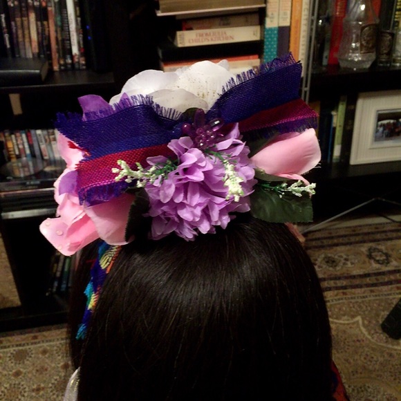 Frida inspired flower crown. main image 3